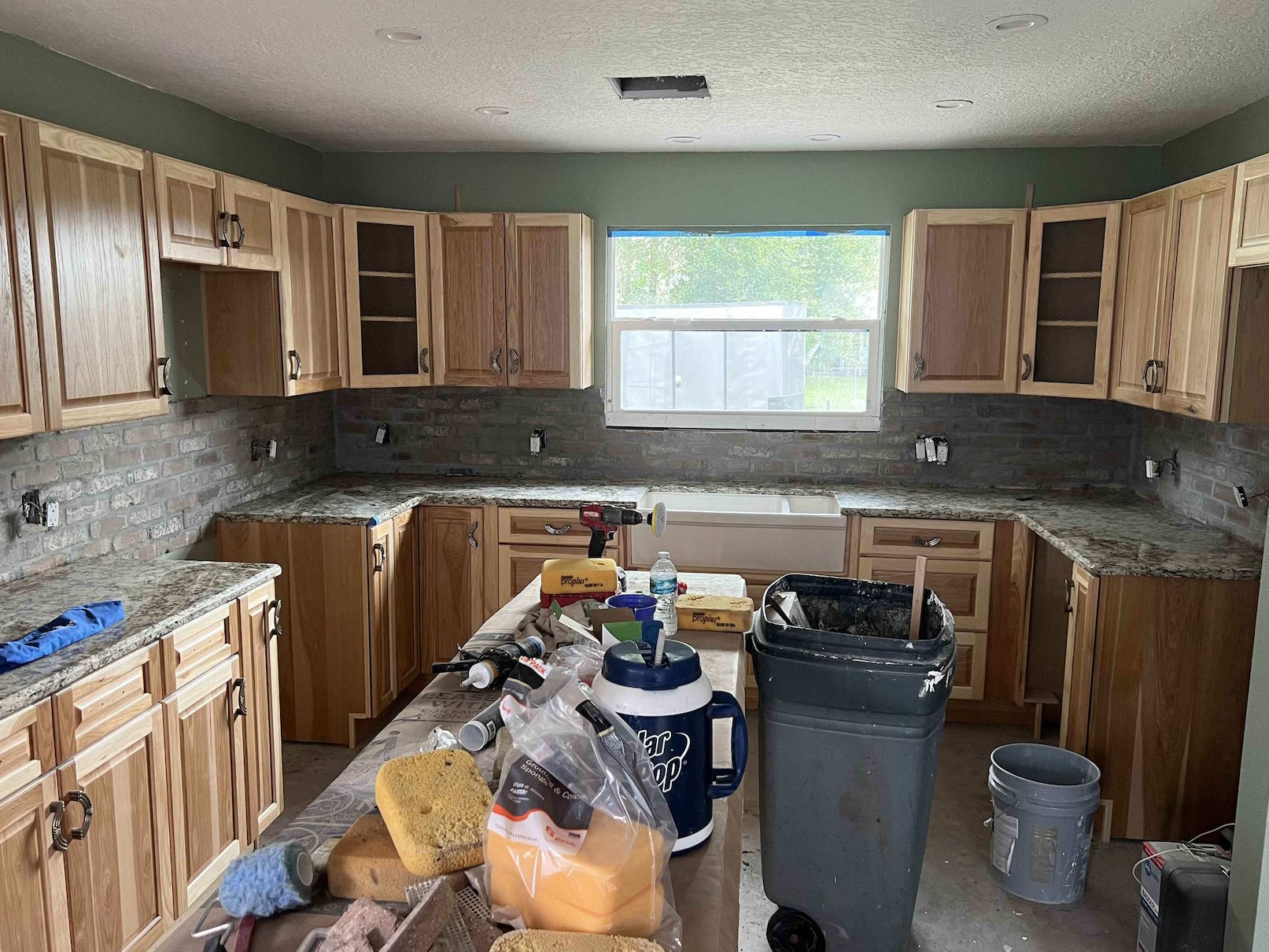 Project after work was completed