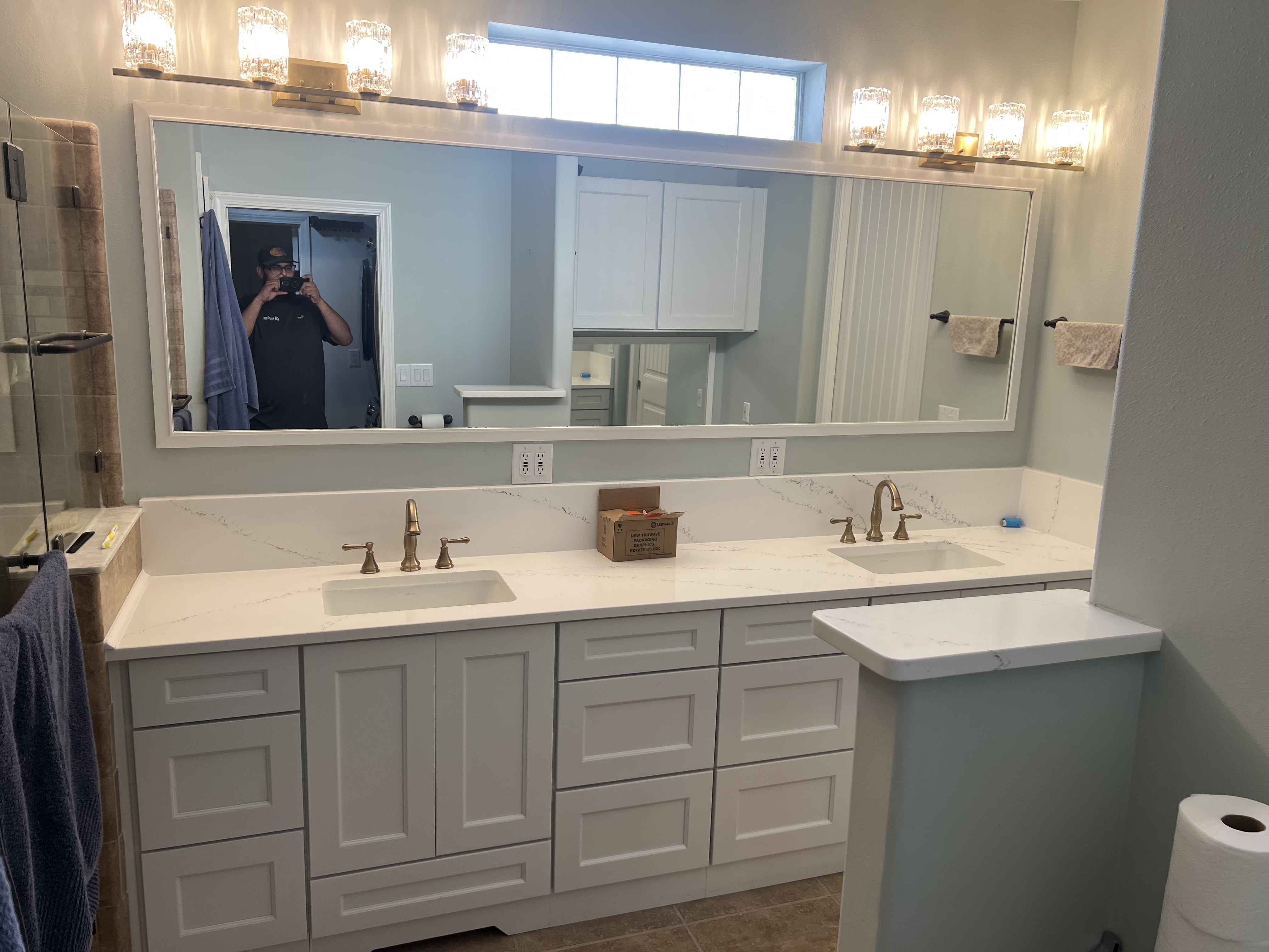Project after work was completed